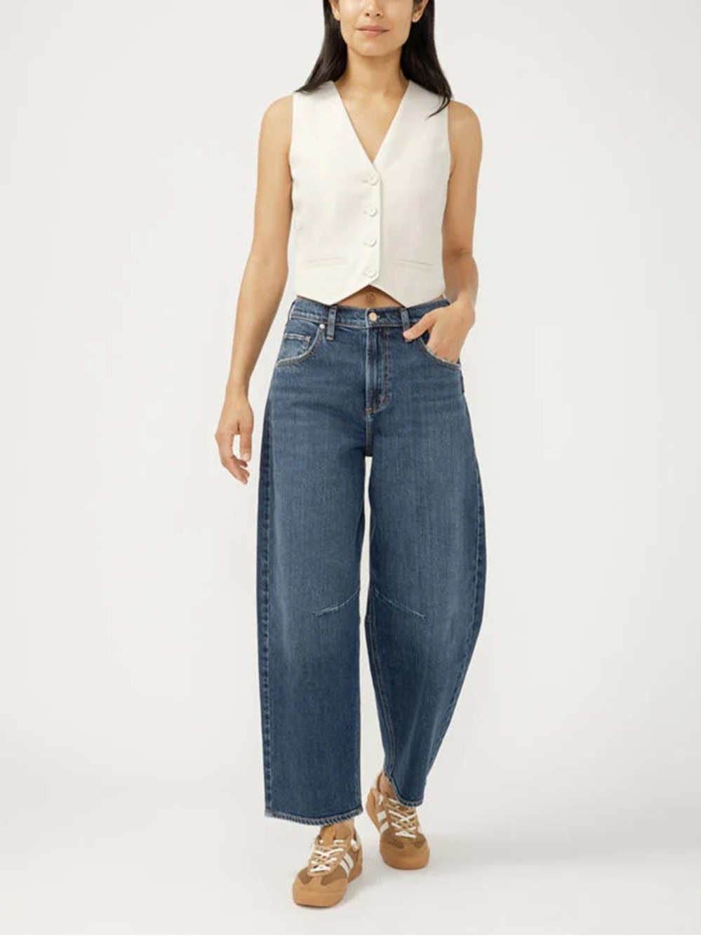 SILVER JEANS Barrel Leg Denim